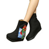 Chinesisch Bestickt Schuhe Damen Einzeln Stiefel National Wind Aufzug