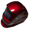 Jackson Auto Verdunkelung Schweißhelm in Rot mit Erstaunliche Grafik Design