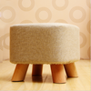 Ottoman footstool Rest stool with 3 legs Paper Mache