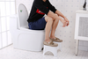 Pot Toilette Tabouret Salle de Bain Tabourets Universel Blanc