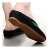 Old Beijing Cloth Embroidered Shoes Slippers  black