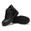 Men's Work Safety Shoes Microfibre Smash-proof high Cut Black