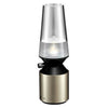 Nostalgic USB LED Blow Controlled Light Night Lamp Fake Kerosene Lamp   Golden