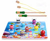 Brandneu Hölzern, Magnetisch, Angeln Spiel Holzern Stereoskopisch 3d Magnetisch