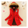Femme Manches Longues Coton Manteau Faux Agneau Laine