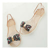 Schleifenknopf Punkt Durchsichtig Jelly-Schuhe Peep-Toe Sandalen Strand Sommer