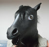 Horse Head Mask Rubber Latex Animal Costume Full head Mask Halloween Costume Fan