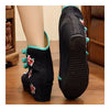 Flowers Vintage Beijing Cloth Shoes Embroidered Boots   red  35