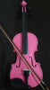 Student Akustische Violine Voll 4/4 Ahorn Fichte mit Etui Schleife Harz Rosa
