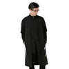 Chinese Style Man Cloth Flax Coat Jacket Plate Button