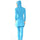Muslim Woman Beach Swimwear Swimsuit Burqini   lake blue