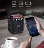 4 " Rechargeable Fête Système Haut-Parleur Karaoke Bluetooth USB / Sd / Fm /