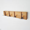 Wandtür Montiert Oak Massivholz Zink Nickel 4 Haken Mantel Haken Hut Ständer