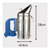 Acero Inoxidable Punto de Abeja Ahumador Apicultura Equipamiento