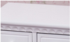 Country-Style  Cottage 3 Layers Bedside Table Vintage with 2 baskets 2 Drawers