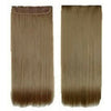 60cm 23.62"  Five clips high temperature wire synthetic Straight hair extension