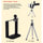Phone camera telescope HD high-powered night vision binoculars telescope 1000 concert shipping  BLACK + STAND - Mega Save Wholesale & Retail - 4