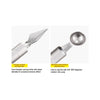 With a guarantee to pay compensations bad fruit carving knife fruit watermelon spoon to dig the ball spoon fruit watermelon spoon to dig the ball is stainless steel   Double - Mega Save Wholesale & Retail - 4