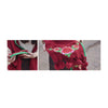 Spring Festival's Gift Literary Cashmere National Style Embroidery Scarf Cotton and Linen Autumn Winter New Embroidery Wrap Scarf   wine red - Mega Save Wholesale & Retail - 4