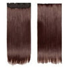 Five card piece 120g high temperature wire synthetic hair Straight hair extension 60 # Seamless wig curtain Highlights   #33 - Mega Save Wholesale & Retail - 1