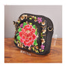 Yunnan National Style Embroidery Bag Embroidery Canvas Messenger Bag Woman Coin Case Mobile Phone Bag   small peony - Mega Save Wholesale & Retail - 4