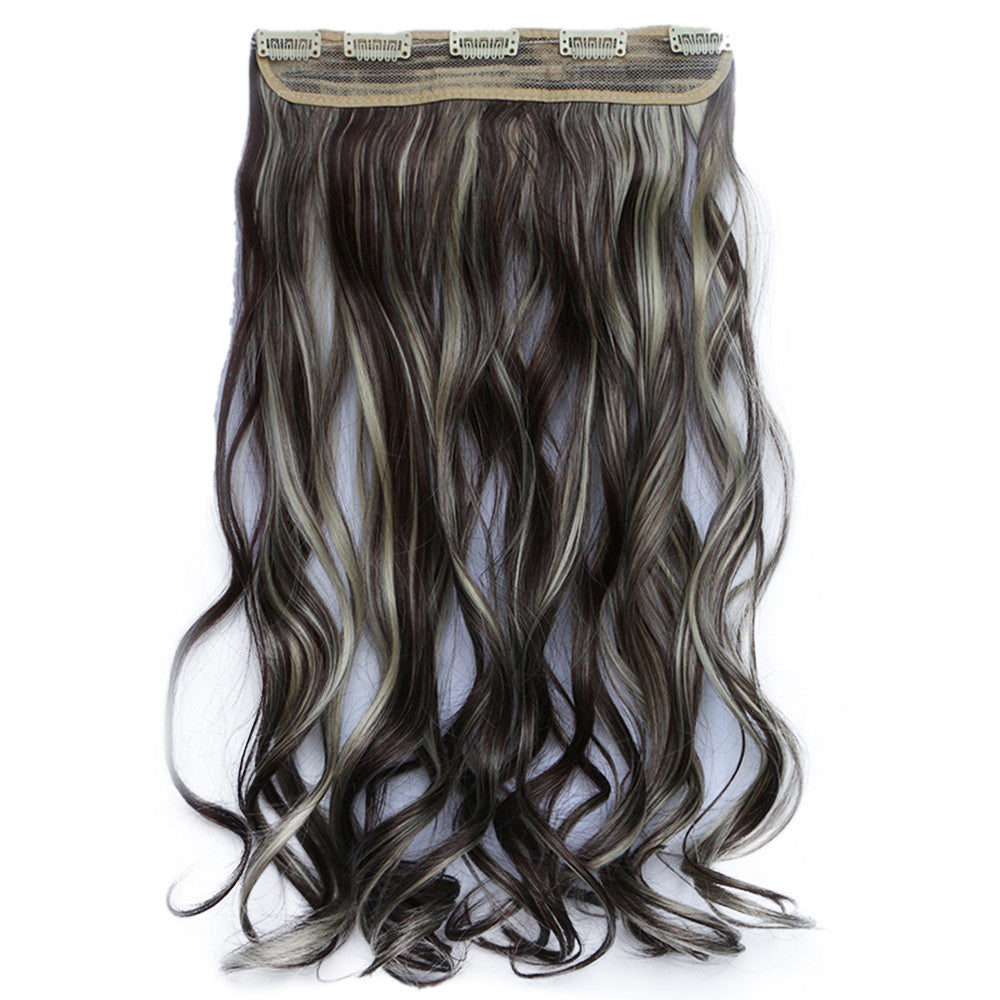 120g One Piece 5 Cards Hair Extension Wig     33H613