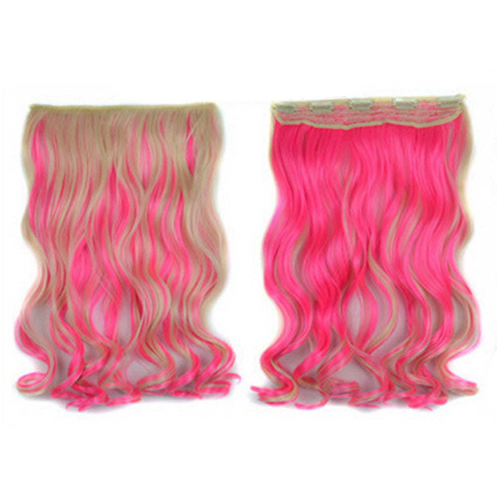 Hair Extension Long Curled Hair Gradient Ramp Wig 34