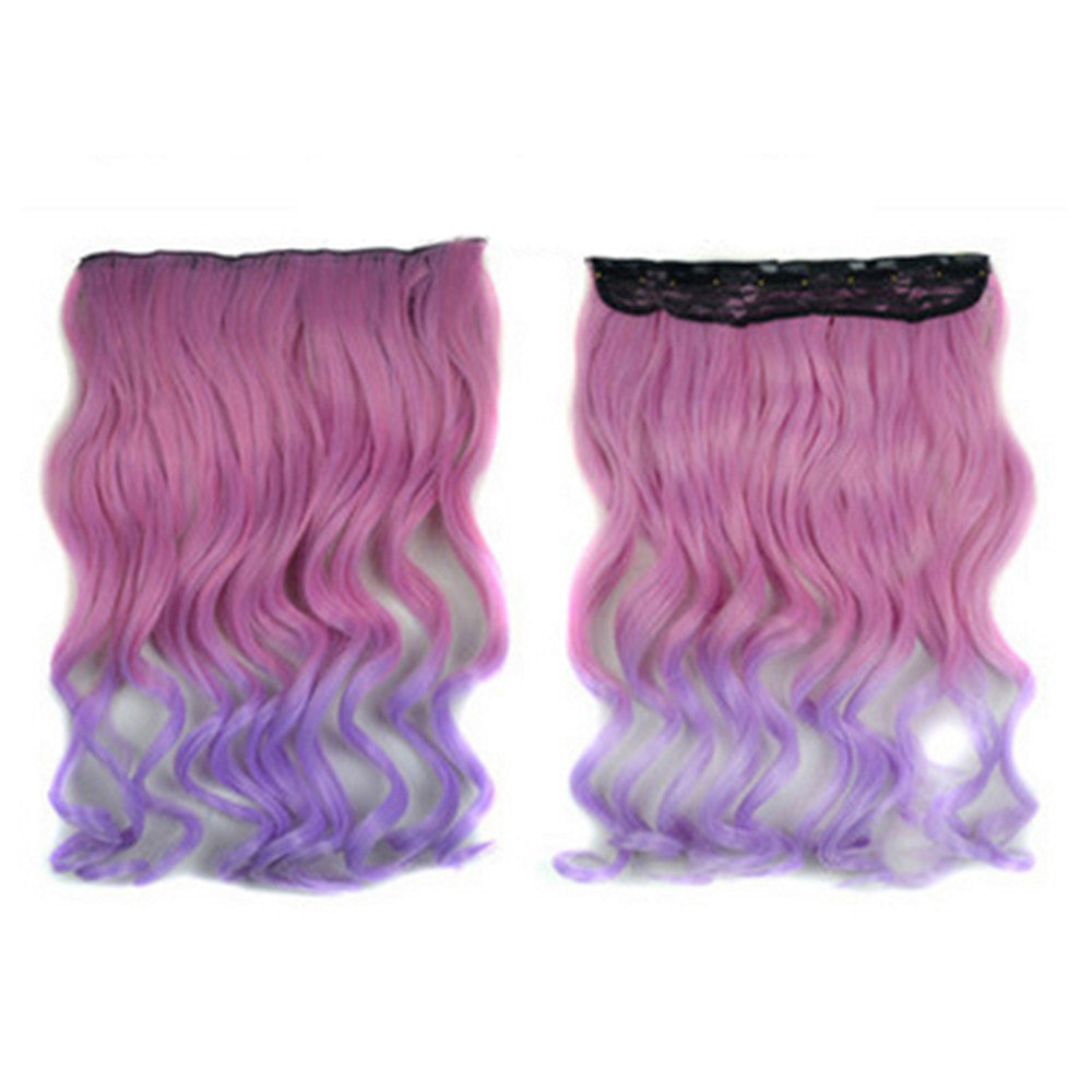 Hair Extension Long Curled Hair Gradient Ramp Wig 35