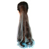 Pear Hot Wig Horsetail Highlights    369-2M33H2513dark brown sky blue