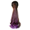 Pear Hot Wig Horsetail Highlights    369-2M33H51p#dark brown purple