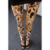 Womens sexy Leopard printing leggings Stretchy fit Fashion skin pants trousers Yellow Leopard - Mega Save Wholesale & Retail