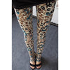 Womens sexy Leopard printing leggings Stretchy fit Fashion skin pants trousers Blue grey leopard spot - Mega Save Wholesale & Retail