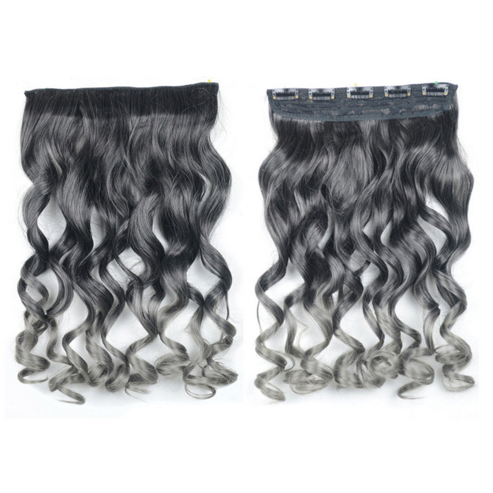 Hair Extension Long Curled Hair Gradient Ramp Wig 39