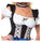 Sexy Off-shoulder Maidservant Garment European Little Woman Cook Cosplay Game Suit  M - Mega Save Wholesale & Retail - 3
