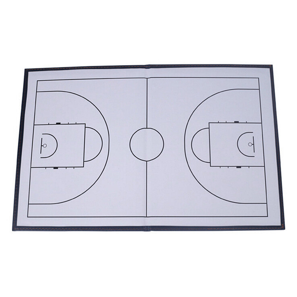 Foldable markers tactics coaching board Basketball Sport strategy board Coaches Tactic Folder - Mega Save Wholesale & Retail - 1