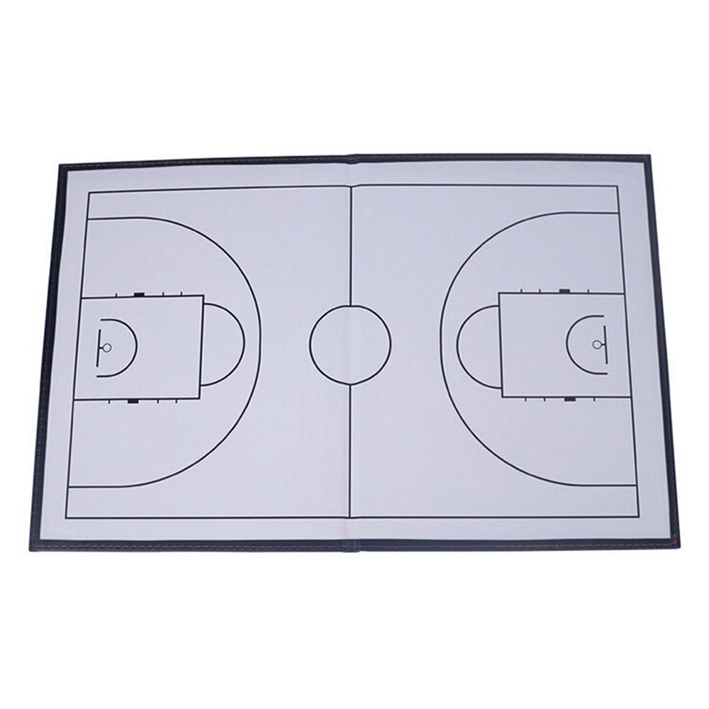 Foldable markers tactics coaching board Basketball Sport strategy board Coaches Tactic Folder - Mega Save Wholesale & Retail