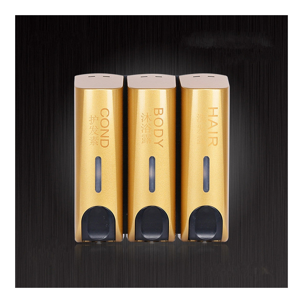 Morton manufacturers of bathroom wall-mounted manual three soap dispenser soap dispenser shower gel bottle hand sanitizer device to - Mega Save Wholesale & Retail - 1