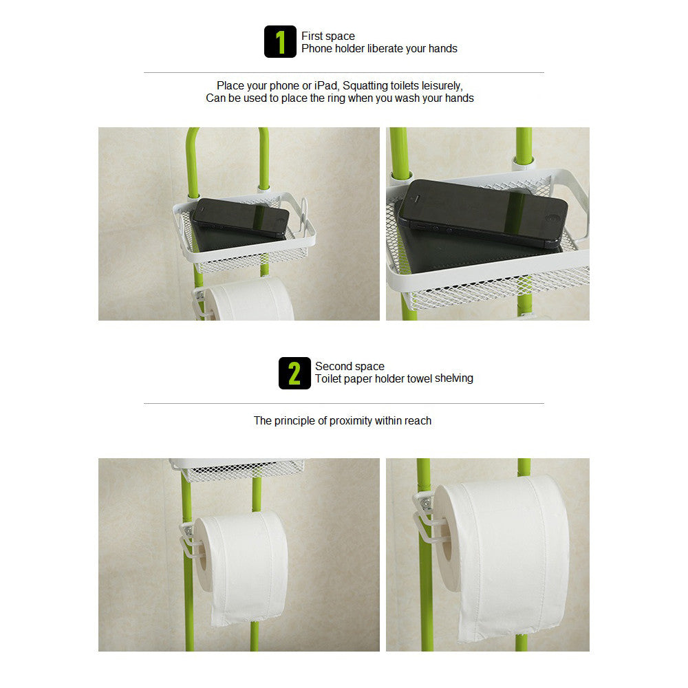 creatwo simple multifunction bathroom reading rack toilet toilet shelving shelf storage rack storage - Mega Save Wholesale & Retail - 3