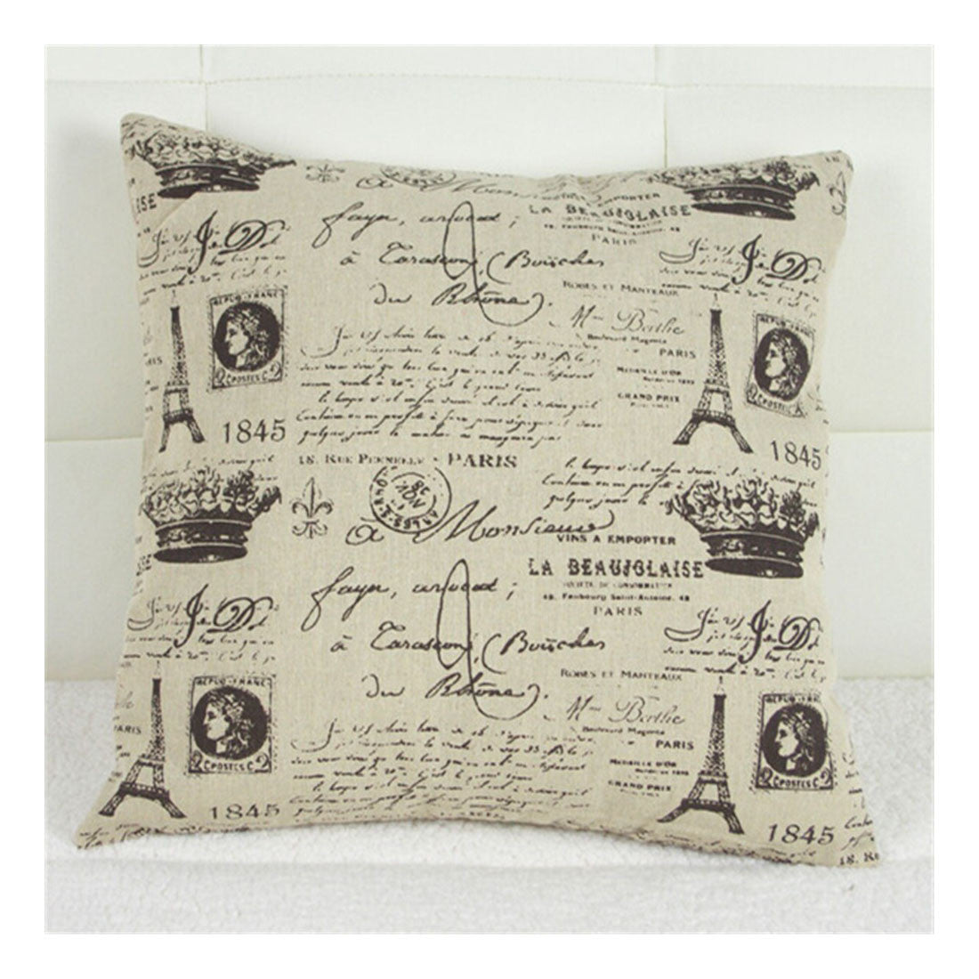 British Printed cotton  pillow cover cushion cover   3 - Mega Save Wholesale & Retail