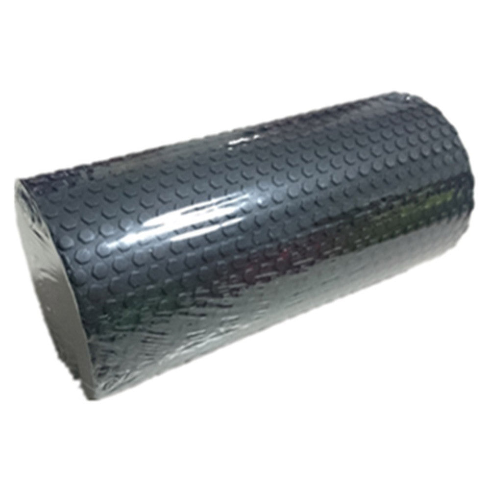 Yoga Gym Pilates EVA Soft Foam Roller Floor Exercise Fitness Trigger 30x14.5cm Black - Mega Save Wholesale & Retail - 1