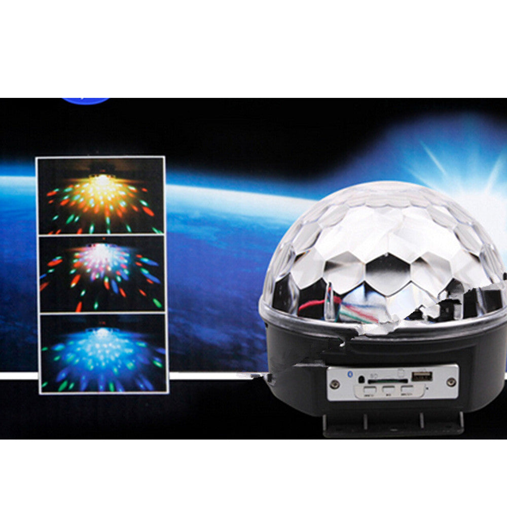 Disco DJ Effect Stage Lighting RGBOWP LED Mp3 Bluetooth Magic Crystal Ball Light 110V - Mega Save Wholesale & Retail - 3