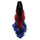 Gradient Ramp Claw Clip Horsetail Wig    6#black red blue - Mega Save Wholesale & Retail - 2