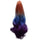 Gradient Ramp Claw Clip Horsetail Wig    8# golden blue purple - Mega Save Wholesale & Retail - 1