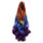 Gradient Ramp Claw Clip Horsetail Wig    8# golden blue purple - Mega Save Wholesale & Retail - 2