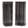 Five card piece 120g high temperature wire synthetic hair Straight hair extension 60 # Seamless wig curtain Highlights   #4/613 - Mega Save Wholesale & Retail - 1