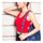Running Vest Sports Bra Fitness Yoga Bra ( Padded )    red   S