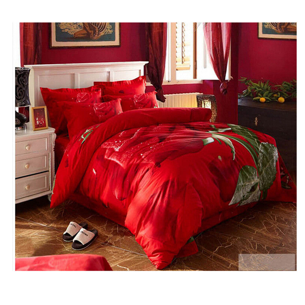 Cotton Active floral printing Quilt Duvet Sheet Cover Sets  Size 42 - Mega Save Wholesale & Retail