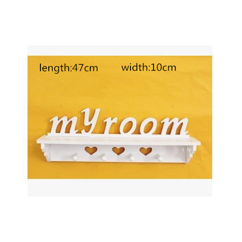 Creative Simple Hook Hat Rack Wall Hanging Bedroom Coat Hanger Storage Rack - Mega Save Wholesale & Retail