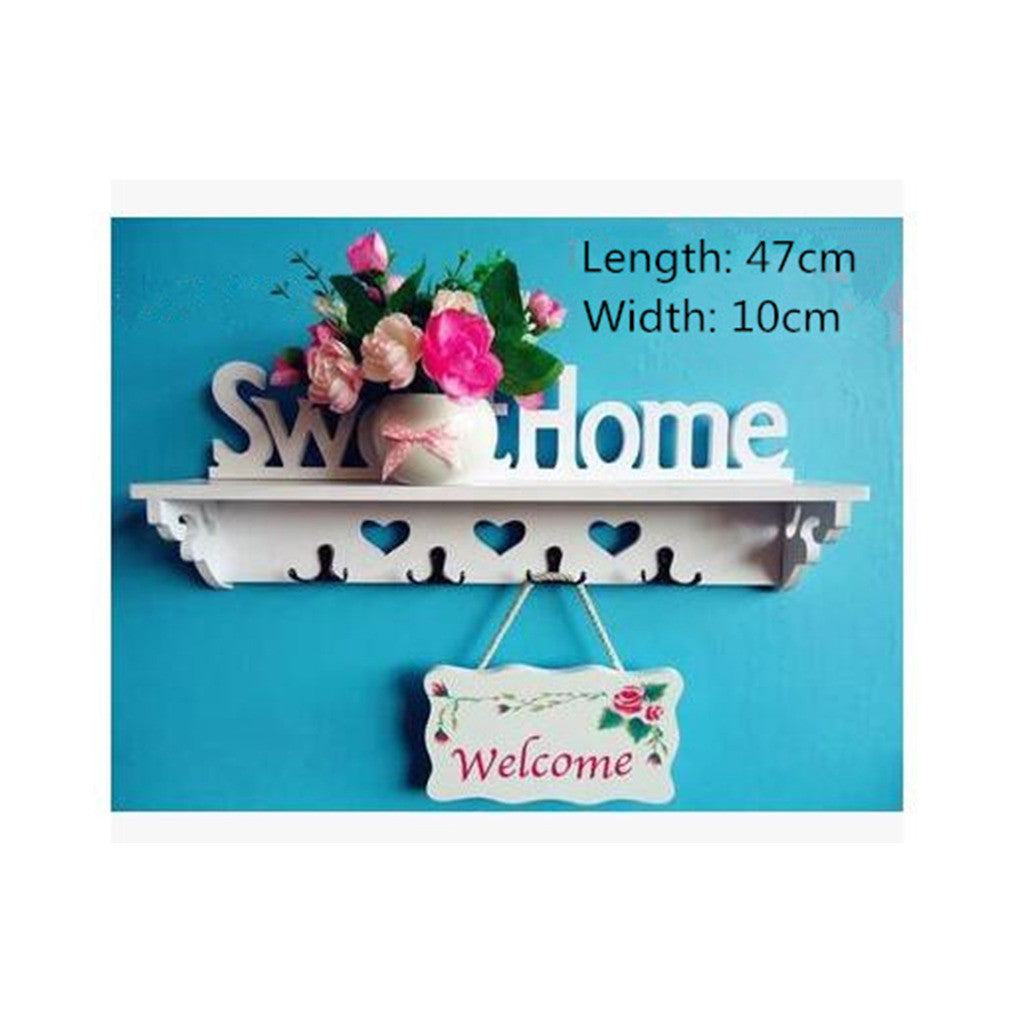 Creative Simple Hook Hat Rack Wall Hanging Bedroom Coat Hanger Storage Rack - Mega Save Wholesale & Retail