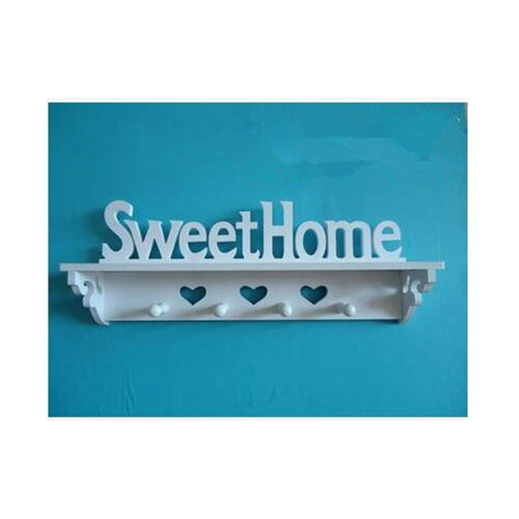 Creative Simple Hook Hat Rack Wall Hanging Bedroom Coat Hanger Storage Rack - Mega Save Wholesale & Retail